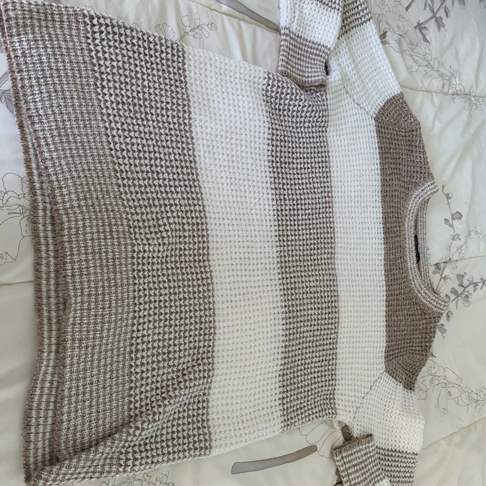 Small Staccato Cable Knit long sweater dress